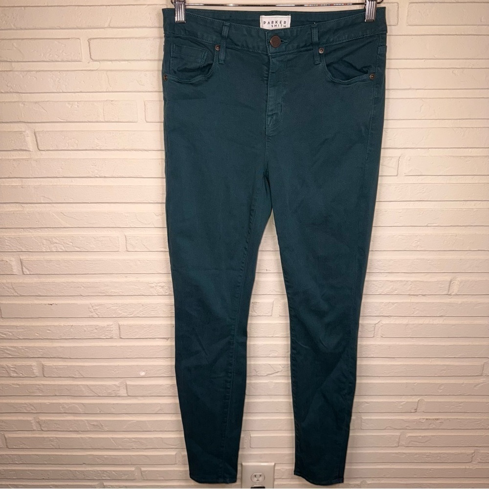 Parker Smith Green Mid Rise Skinny Leg Jeans, Women’s Size 4/27